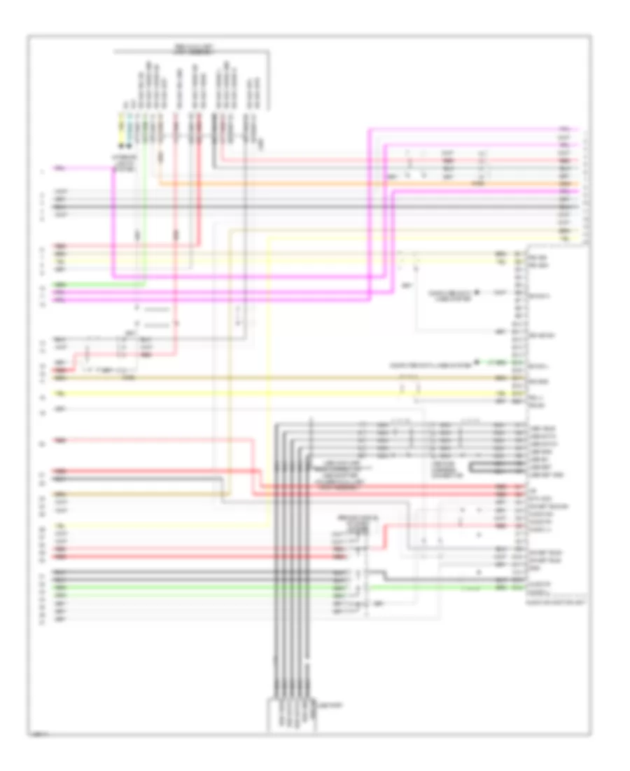 Premium Radio Wiring Diagram with Navigation 5 of 6 for Honda Pilot Touring 2014