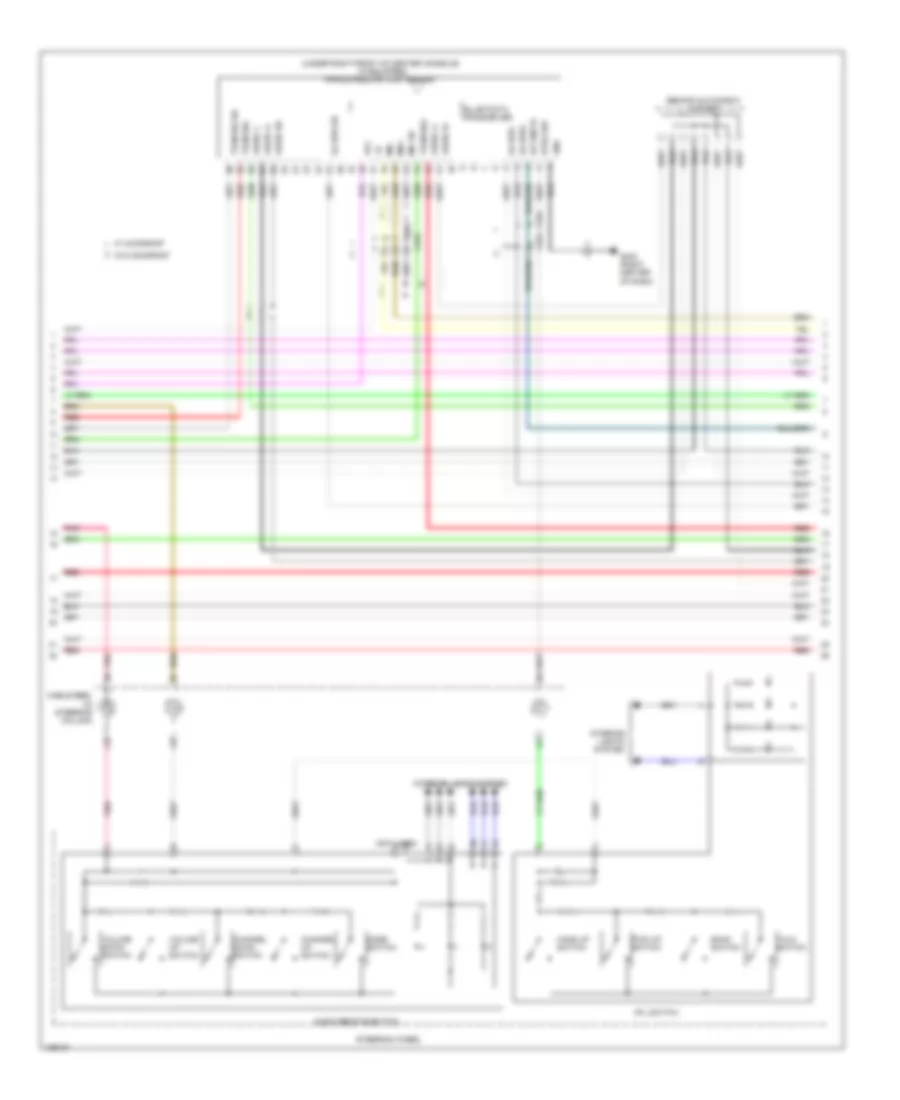 Premium Radio Wiring Diagram, without Navigation (3 of 5) for Honda Pilot Touring 2014