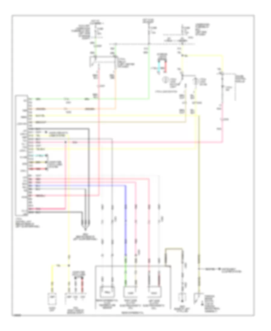 4WD Wiring Diagram for Honda Pilot Touring 2014