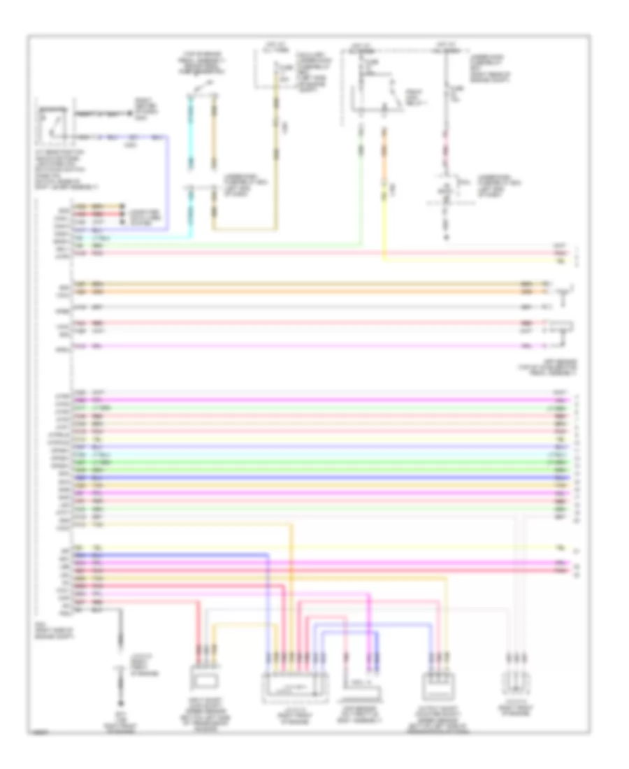 A T Wiring Diagram 1 of 2 for Honda Pilot Touring 2014