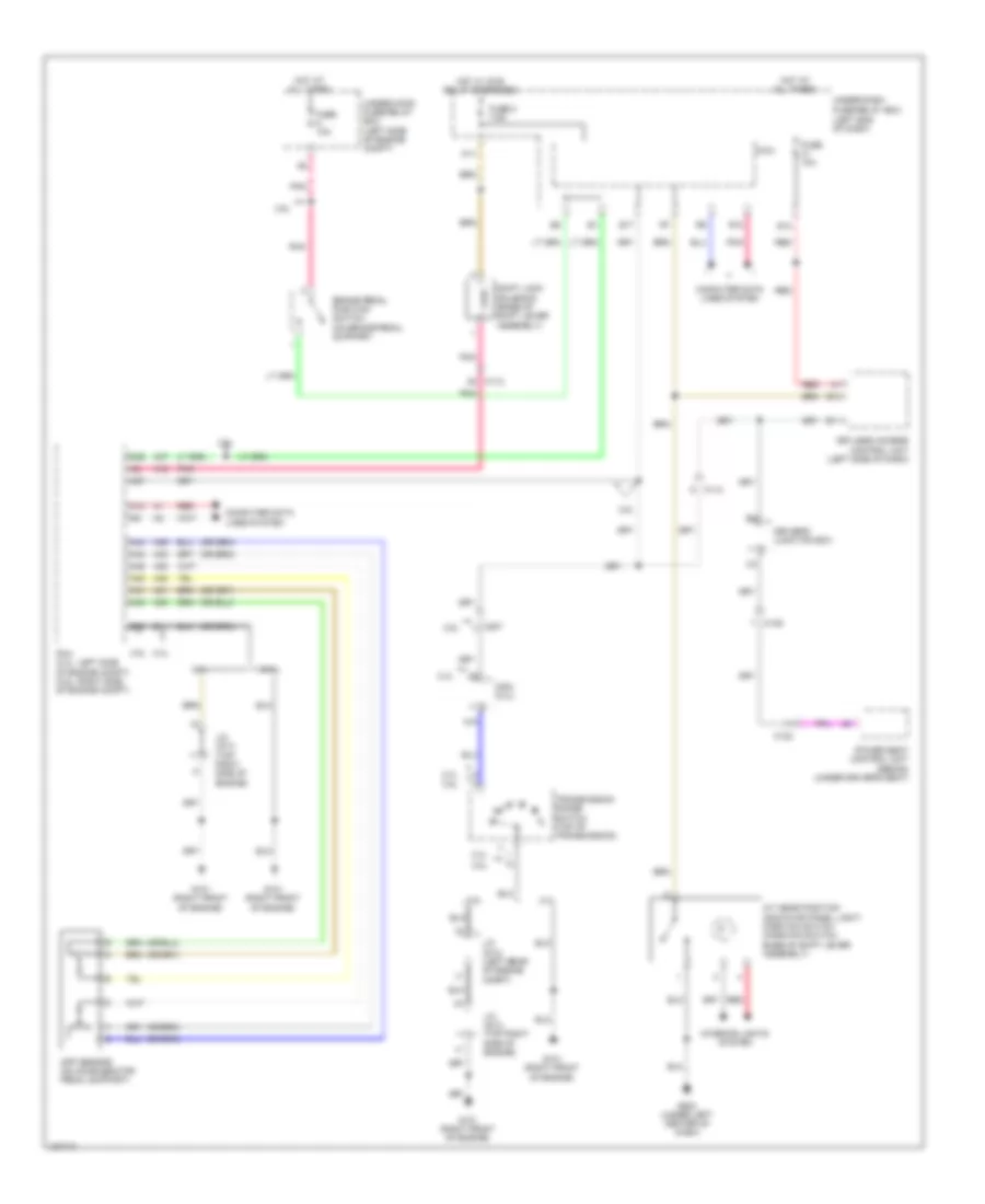 Shift Interlock Wiring Diagram, Except Hybrid for Honda Accord Hybrid Plug-In 2014