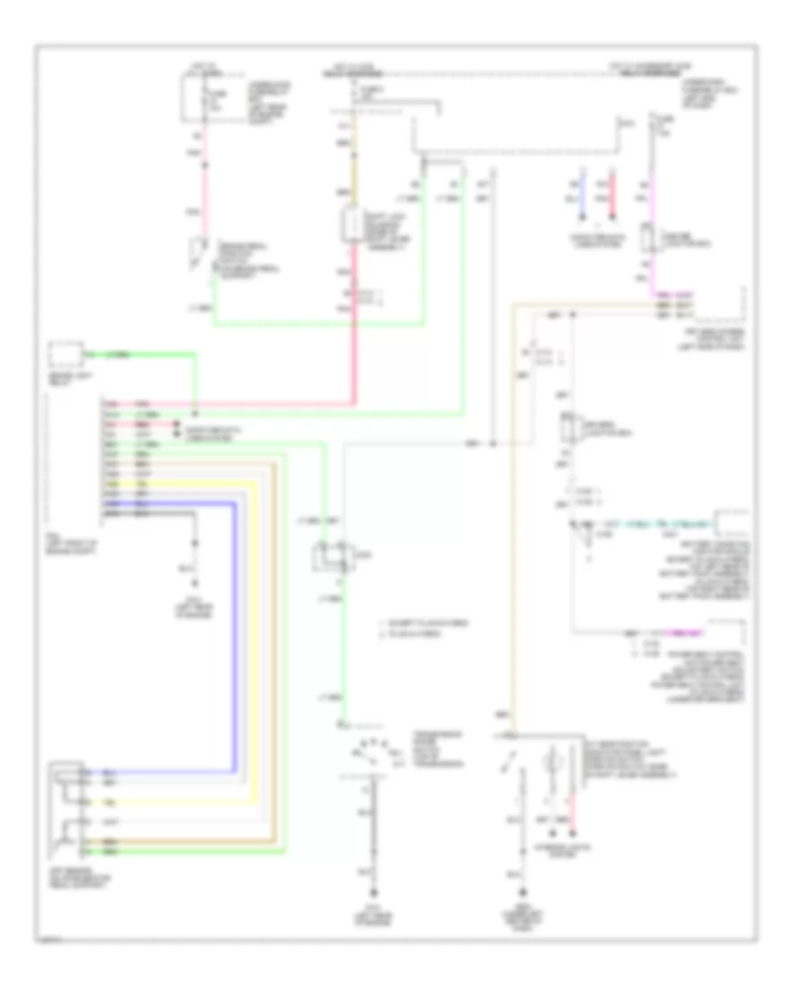 Shift Interlock Wiring Diagram, Hybrid for Honda Accord Hybrid Plug-In 2014
