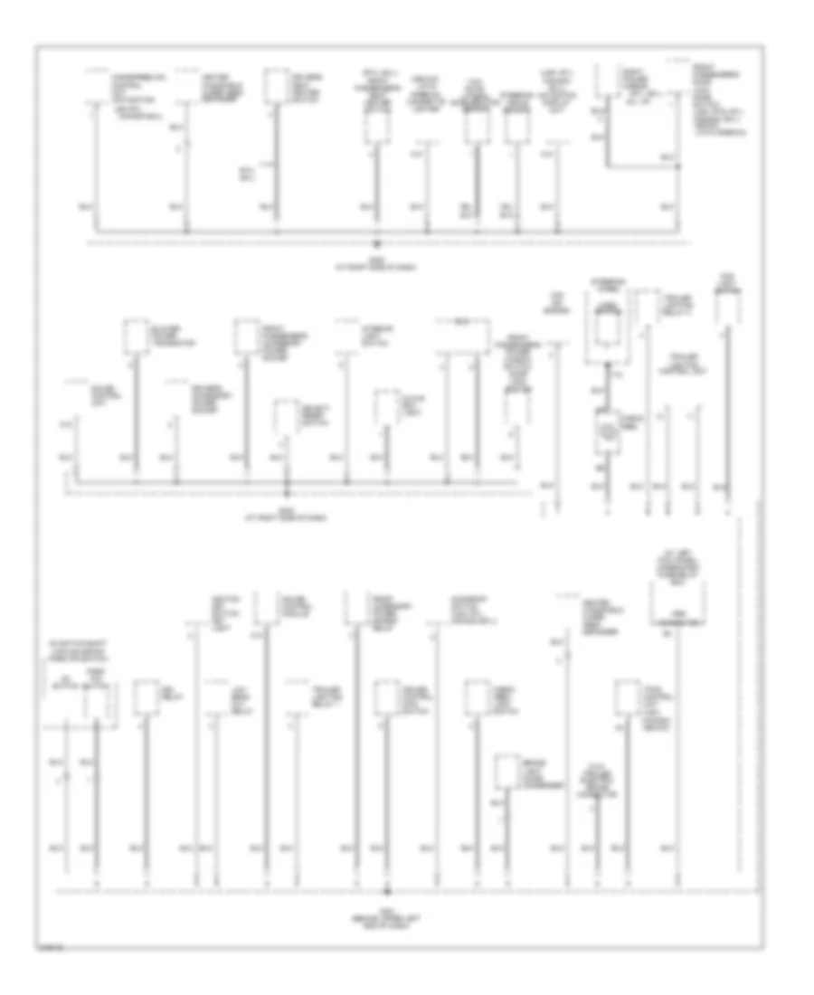 Ground Distribution Wiring Diagram 3 of 5 for Honda Ridgeline RTL 2009