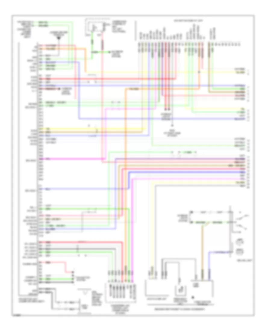 Navigation Wiring Diagram (1 of 3) for Honda Ridgeline RTL 2009