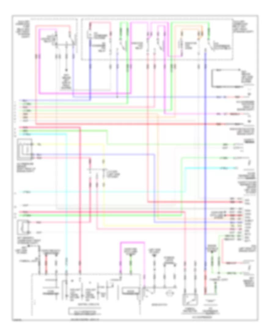 Automatic AC Wiring Diagram (2 of 2) for Honda Insight 2011