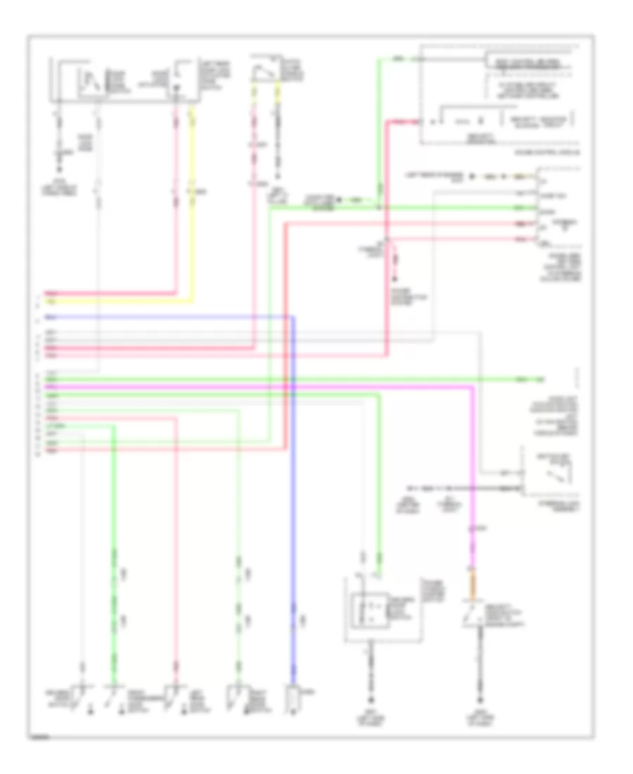 Forced Entry Wiring Diagram (2 of 2) for Honda Insight 2011