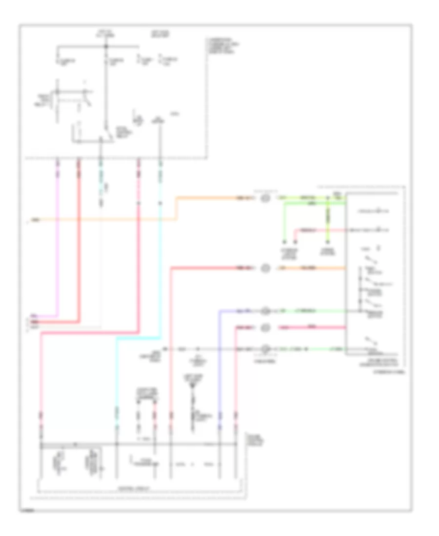 Cruise Control Wiring Diagram (2 of 2) for Honda Insight 2011