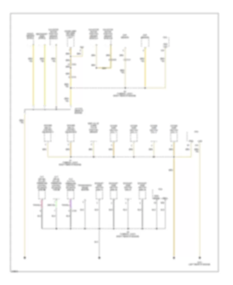Ground Distribution Wiring Diagram 1 of 4 for Honda Insight 2011