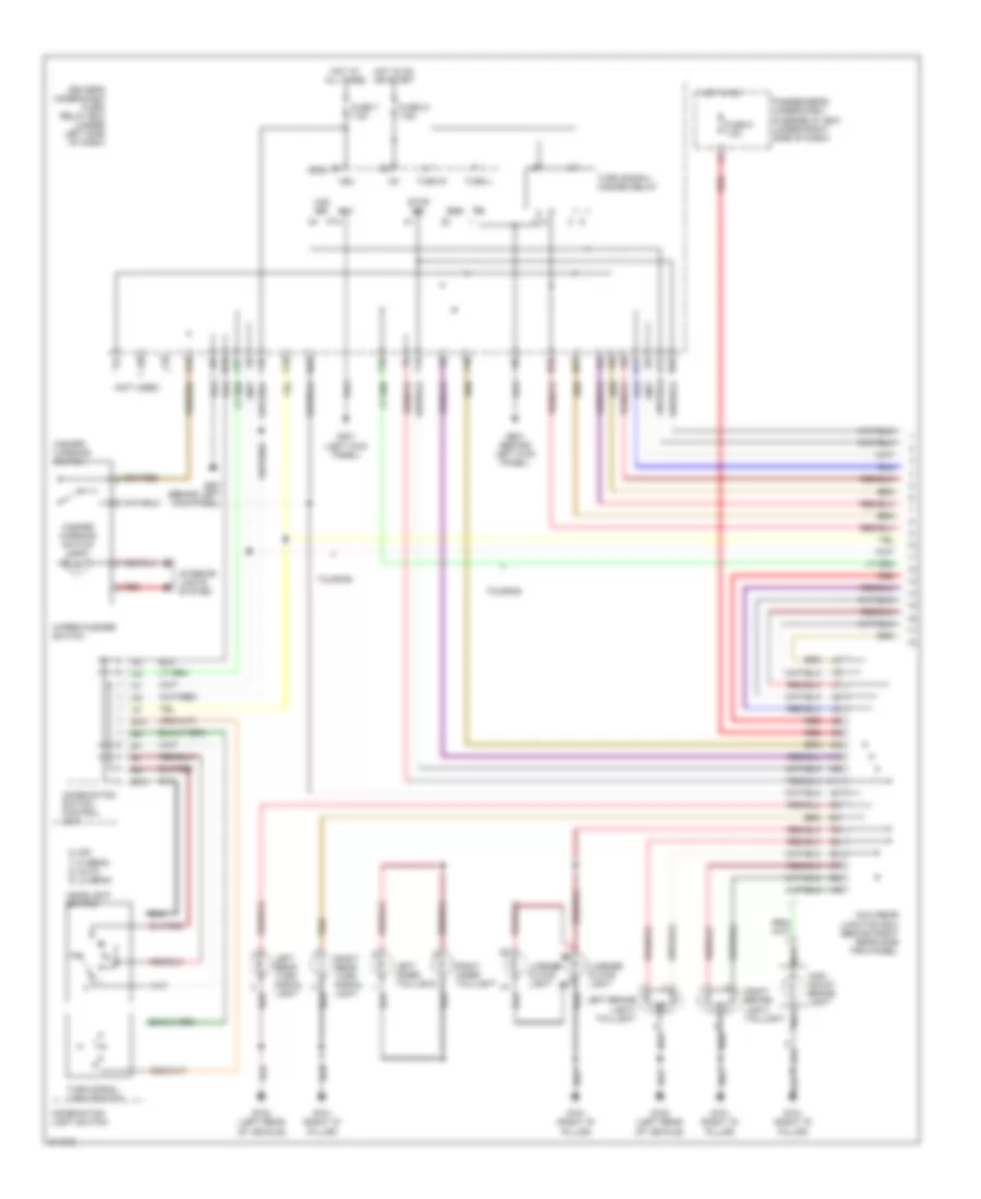 Exterior Lamps Wiring Diagram 1 of 2 for Honda Odyssey LX 2006