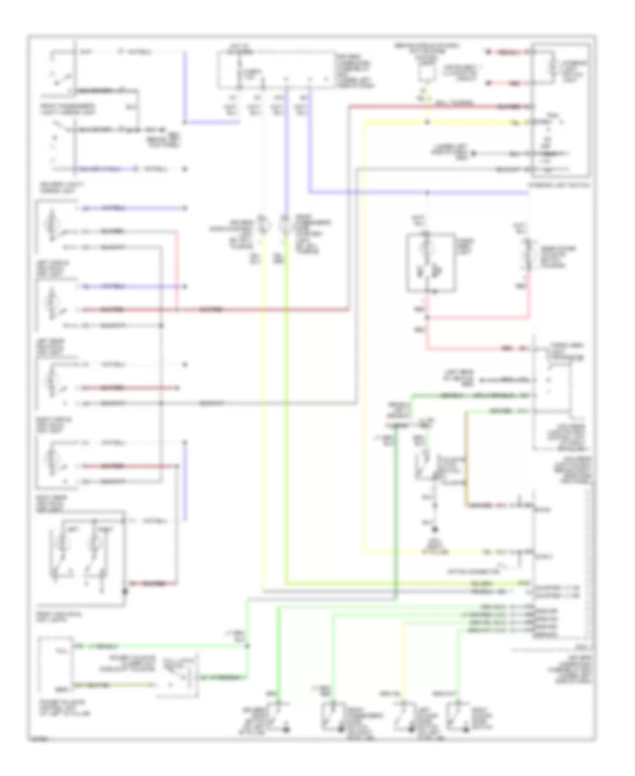 Courtesy Lamps Wiring Diagram for Honda Odyssey LX 2006