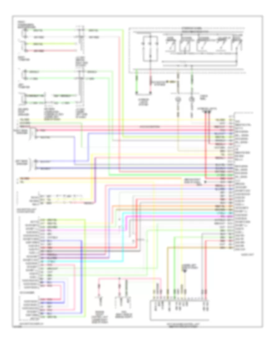 Rear Seat Entertainment Wiring Diagram, EX-L (2 of 2) for Honda Odyssey LX 2006