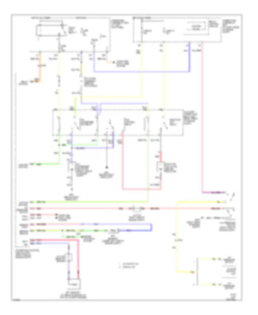 Cooling Fan Wiring Diagram for Honda Ridgeline RT 2014