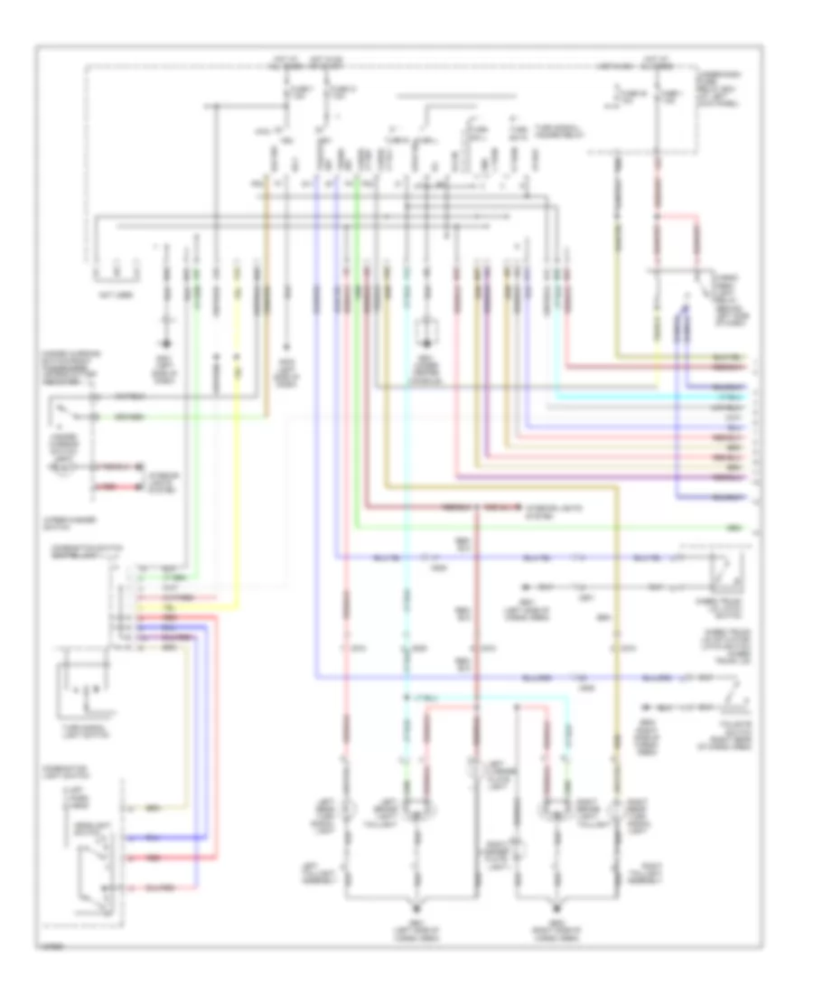 Exterior Lamps  Trailer Connector Wiring Diagram (1 of 3) for Honda Ridgeline RT 2014