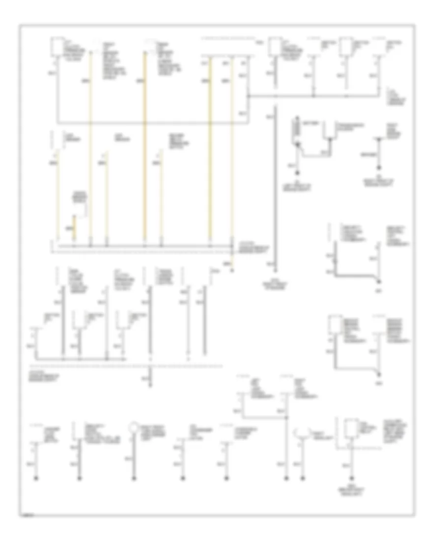 Ground Distribution Wiring Diagram 1 of 5 for Honda Ridgeline RT 2014