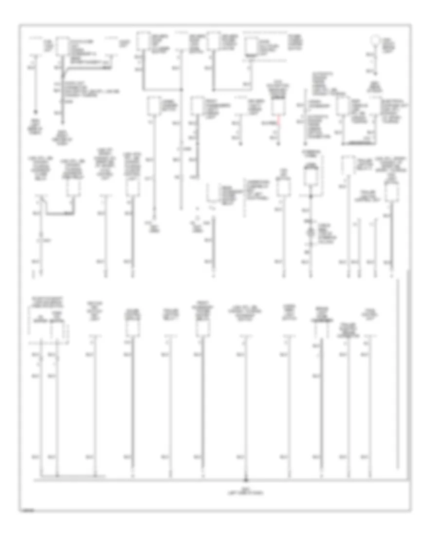 Ground Distribution Wiring Diagram 3 of 5 for Honda Ridgeline RT 2014