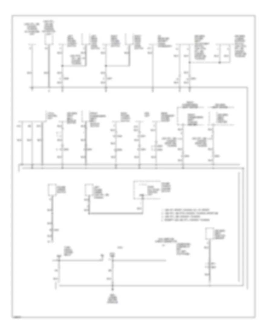 Ground Distribution Wiring Diagram (4 of 5) for Honda Ridgeline RT 2014