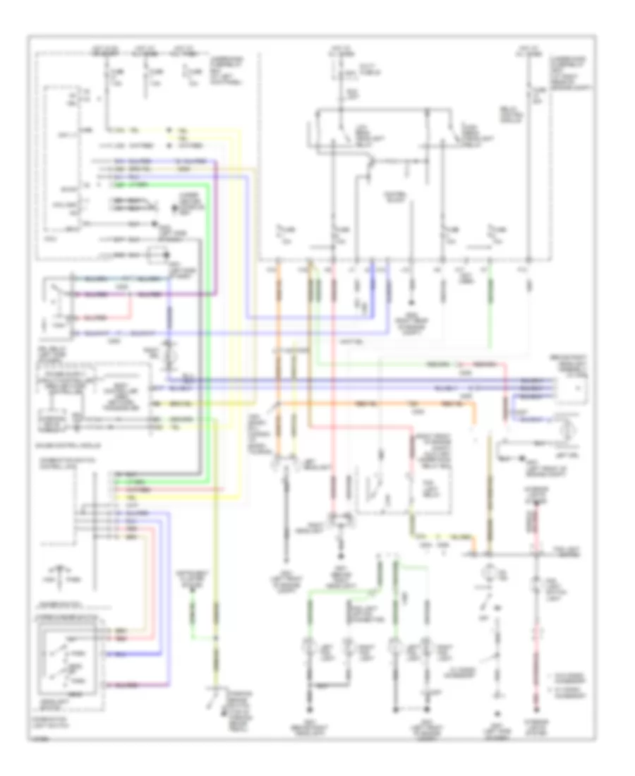Headlights Wiring Diagram for Honda Ridgeline RT 2014