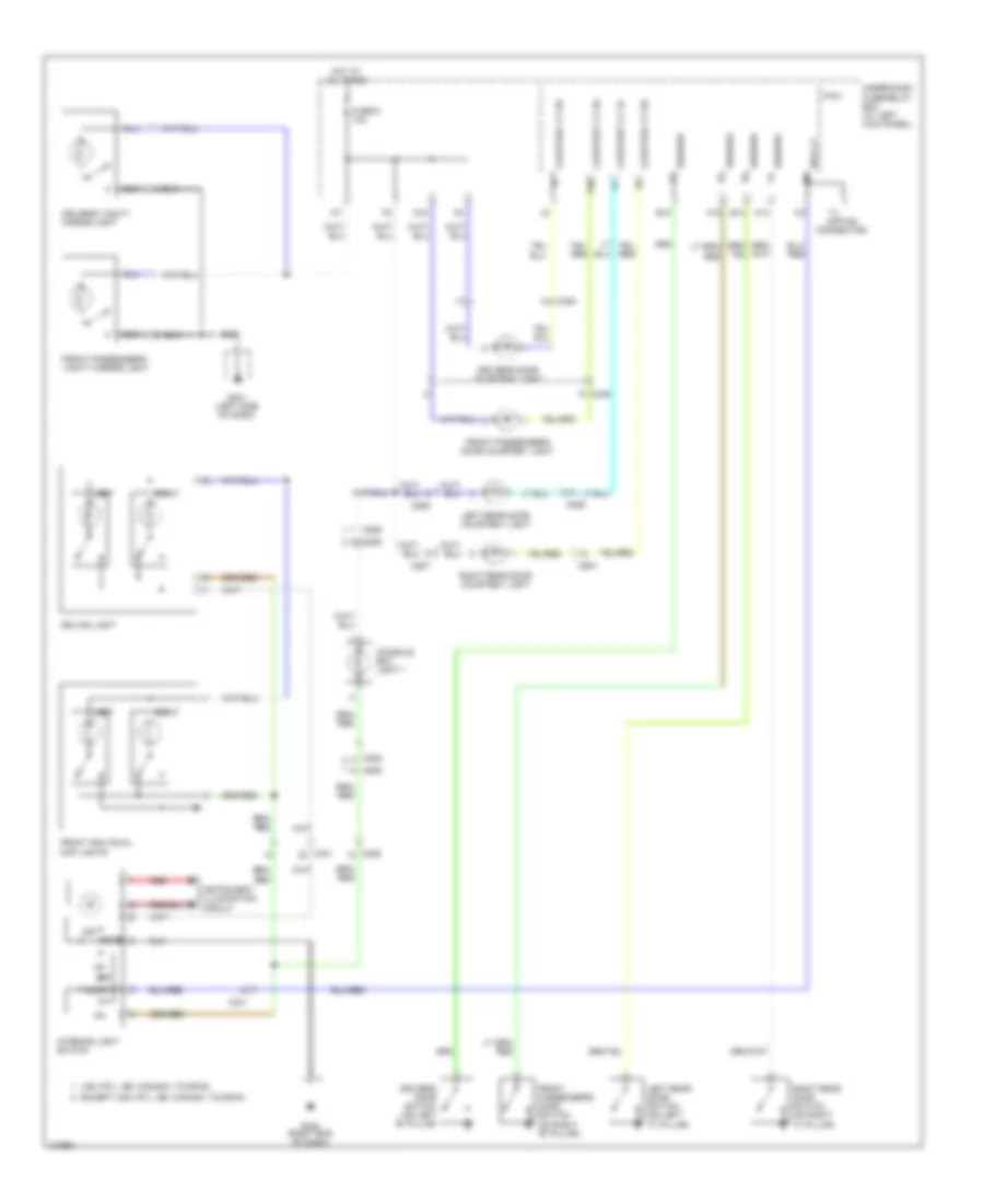 Courtesy Lamps Wiring Diagram for Honda Ridgeline RT 2014
