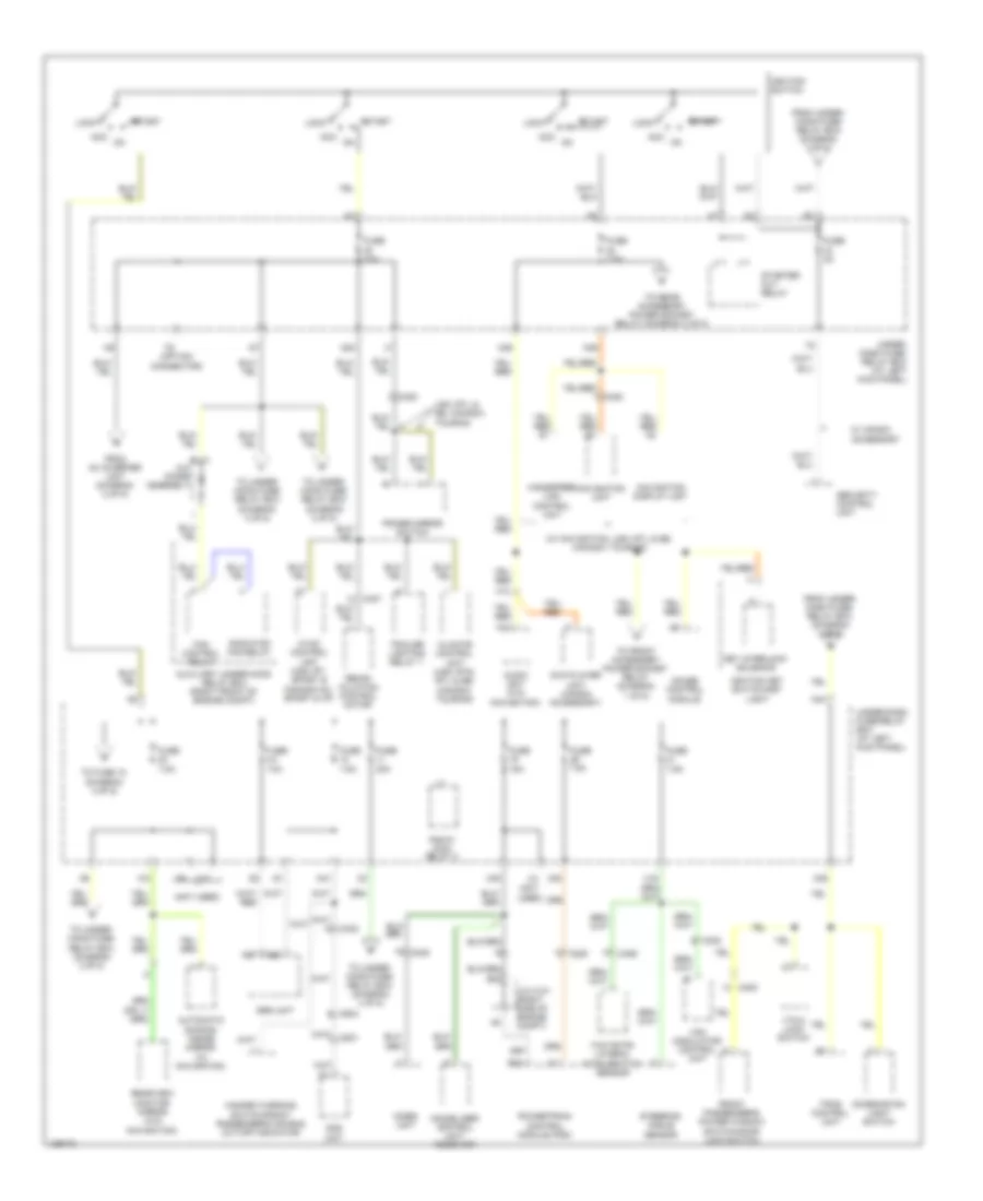 Power Distribution Wiring Diagram 5 of 5 for Honda Ridgeline RT 2014