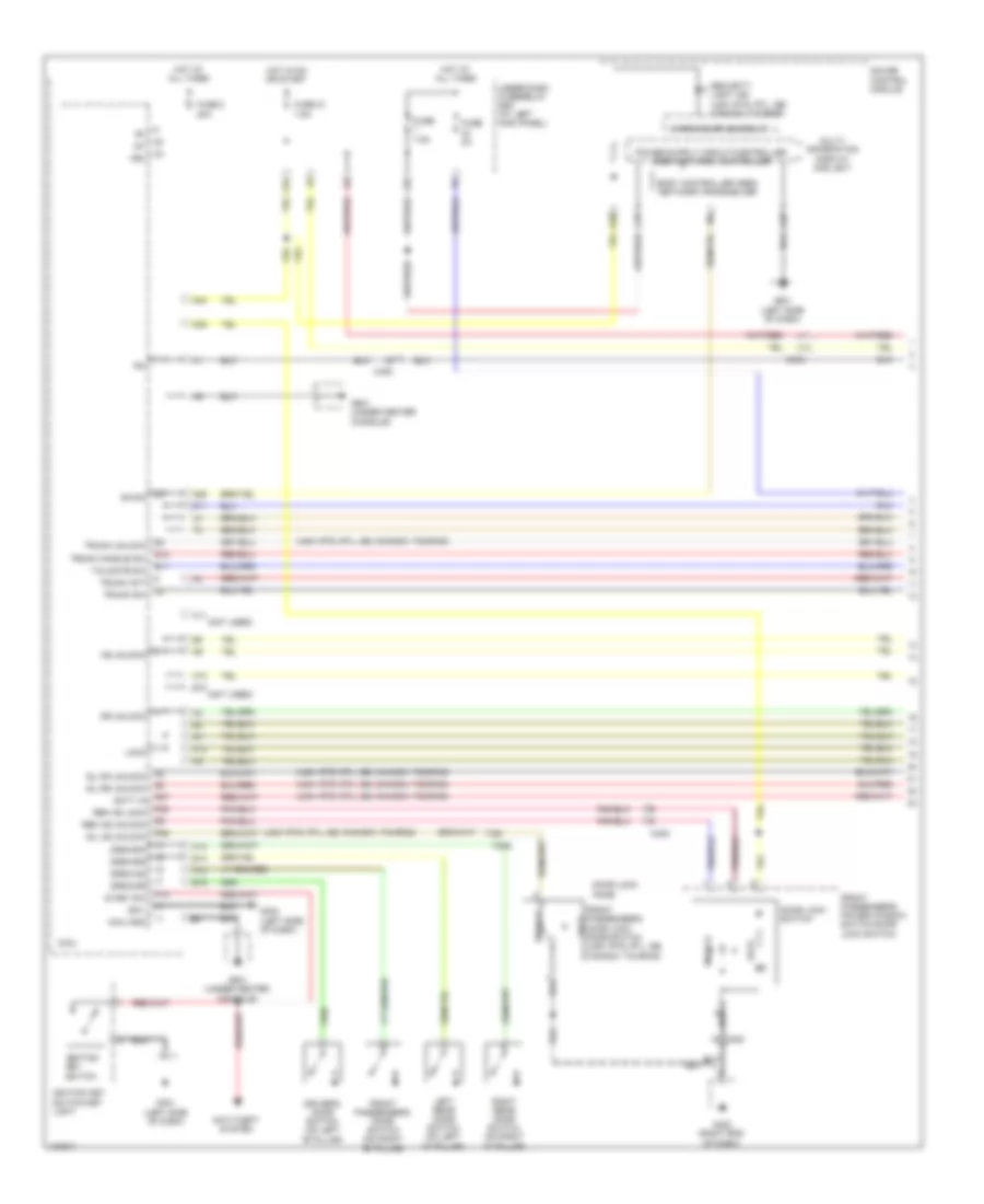 Power Door Locks Wiring Diagram 1 of 3 for Honda Ridgeline RT 2014