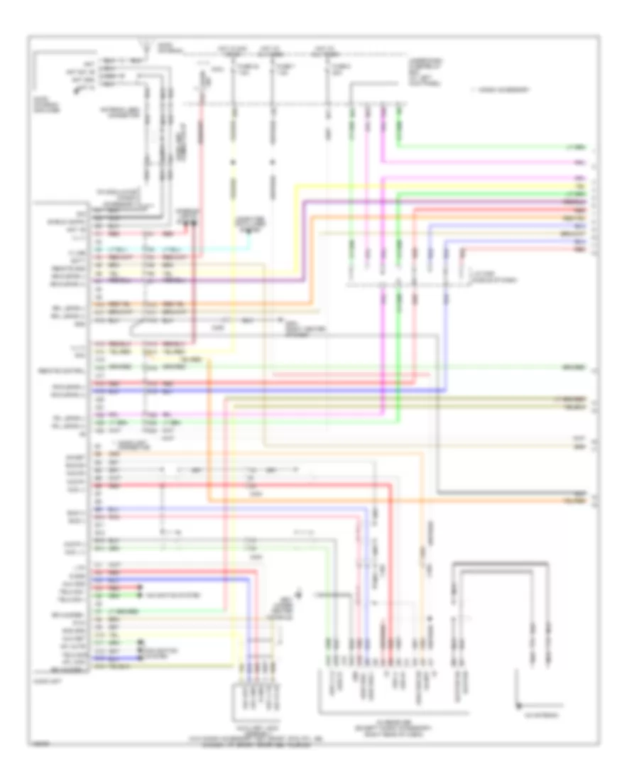 Radio Wiring Diagram without Navigation 1 of 2 for Honda Ridgeline RT 2014