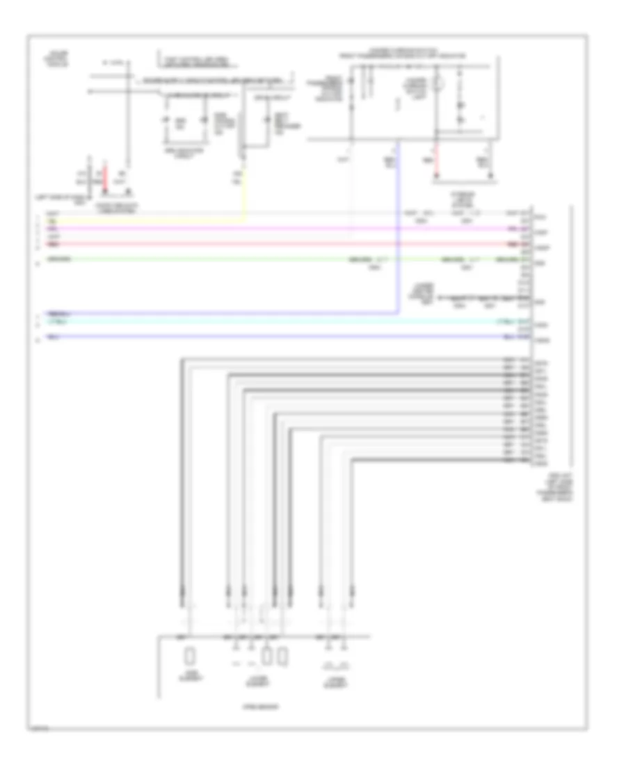 Supplemental Restraints Wiring Diagram 3 of 3 for Honda Ridgeline RT 2014