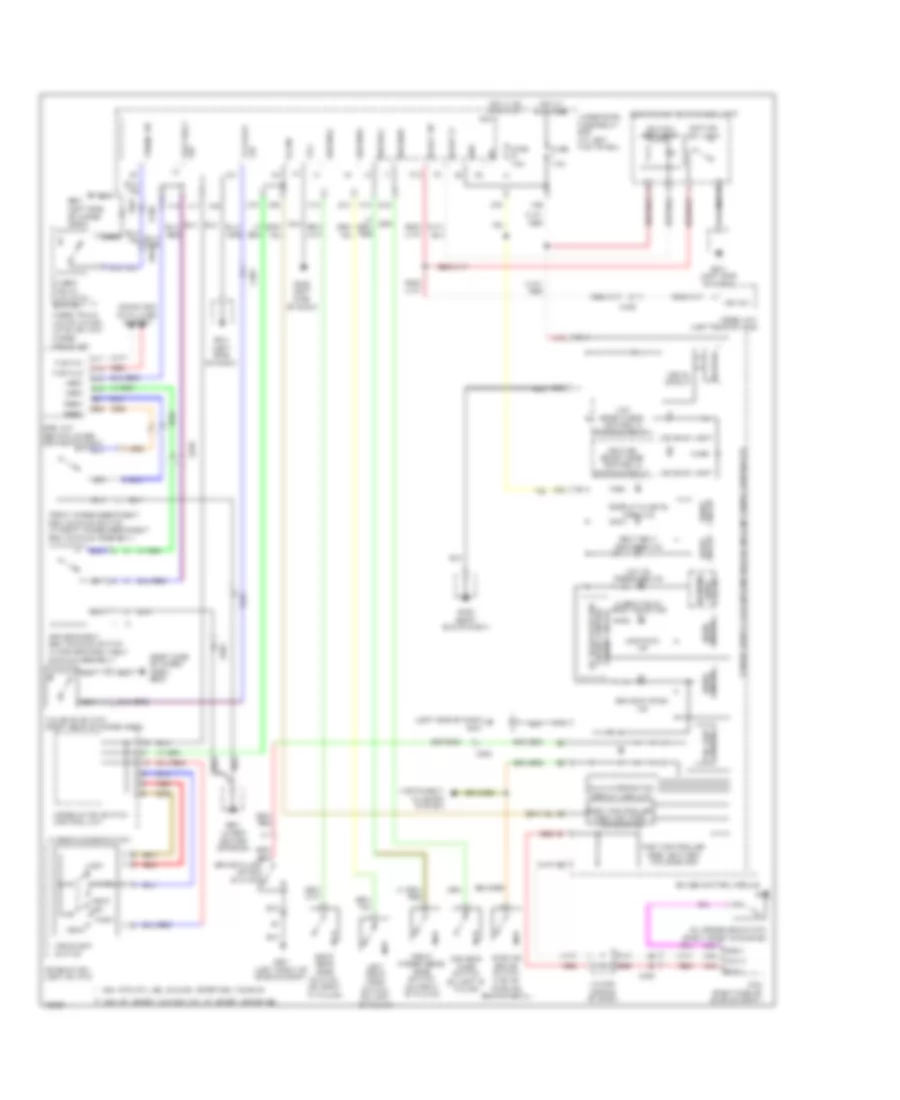 Chime Wiring Diagram for Honda Ridgeline RT 2014