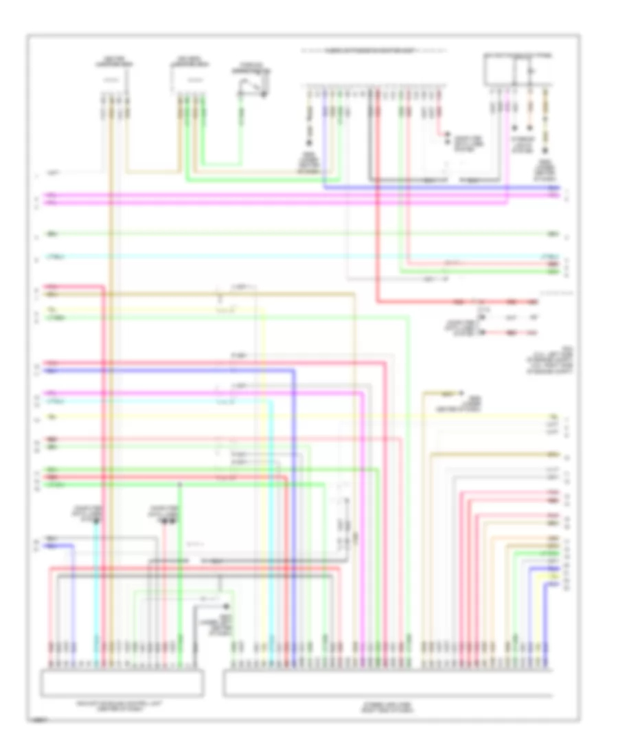 Premium Radio Wiring Diagram, Except Hybrid with Navigation (2 of 5) for Honda Accord Hybrid Touring 2014