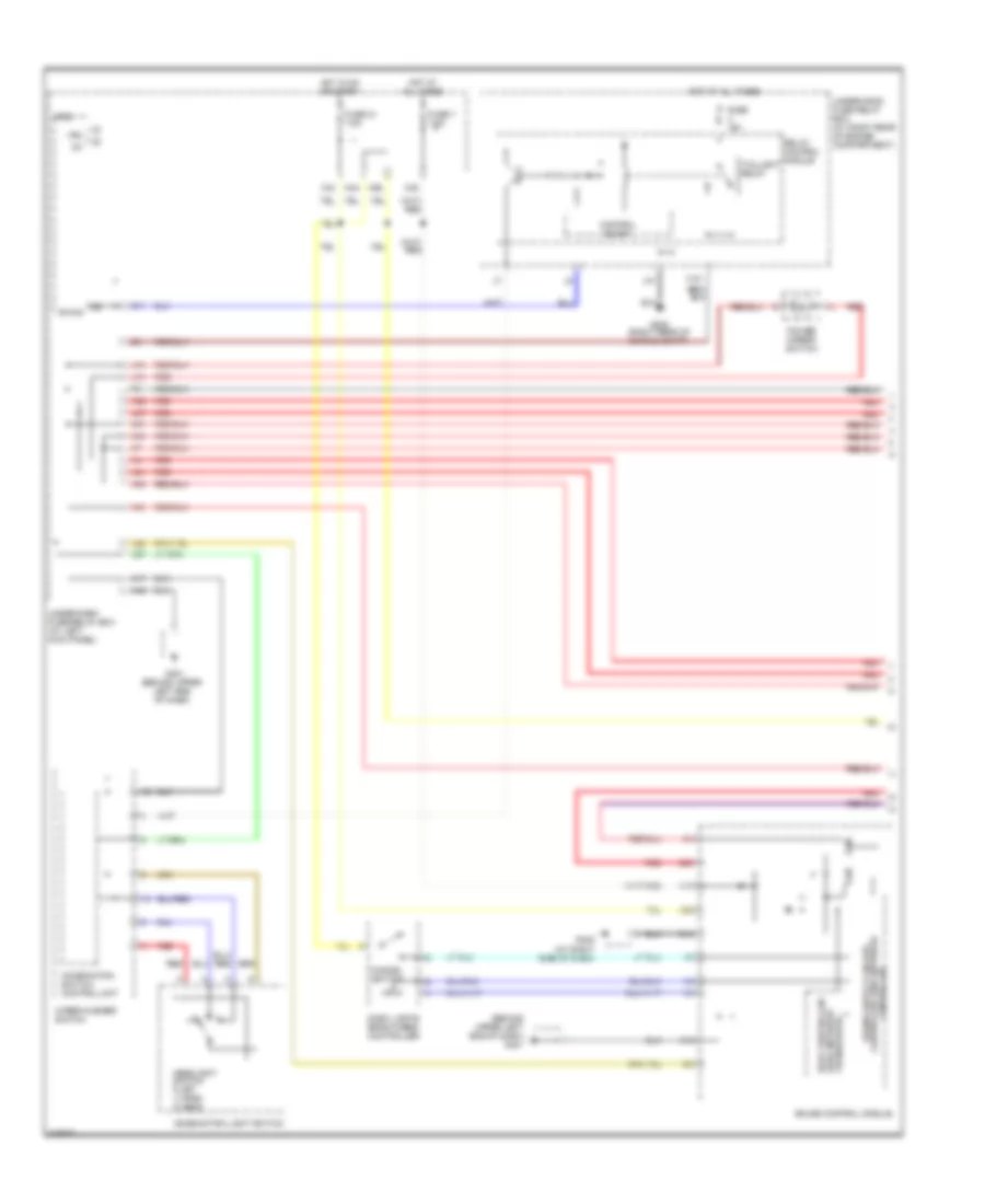 Instrument Illumination Wiring Diagram 1 of 2 for Honda Ridgeline RTS 2009