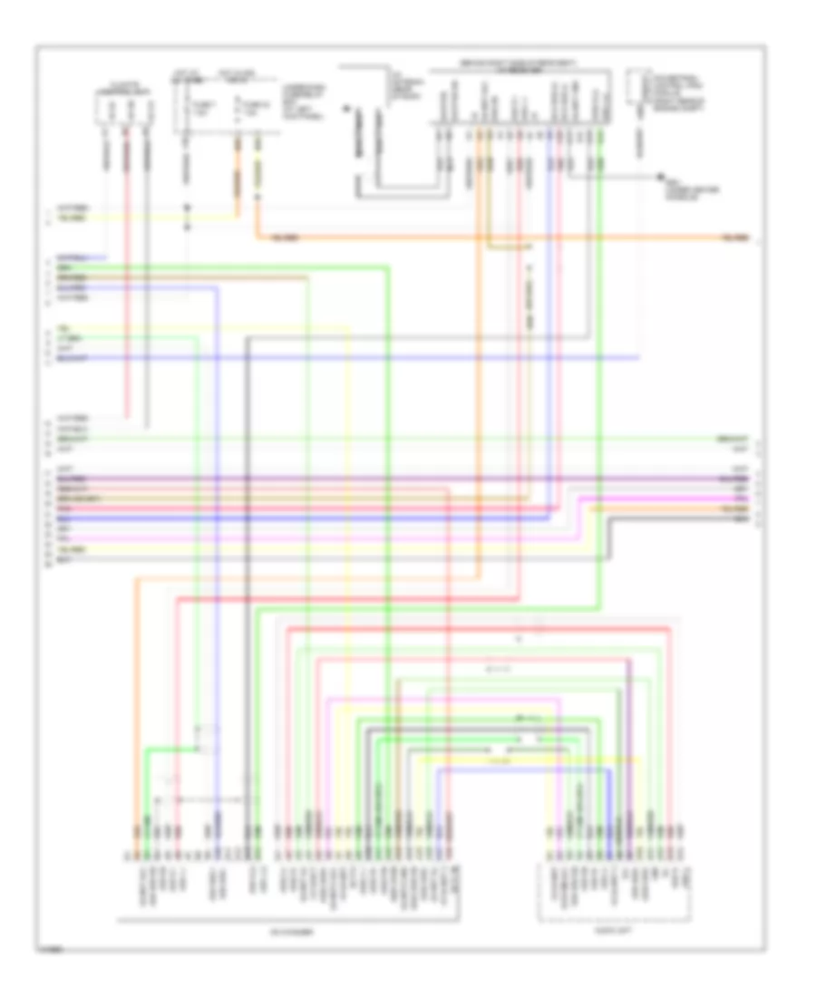 Navigation Wiring Diagram (2 of 3) for Honda Ridgeline RTS 2009