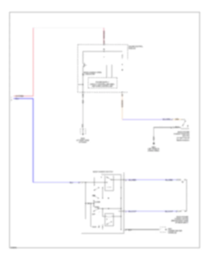 Power Windows Wiring Diagram 3 of 3 for Honda Ridgeline RTS 2009
