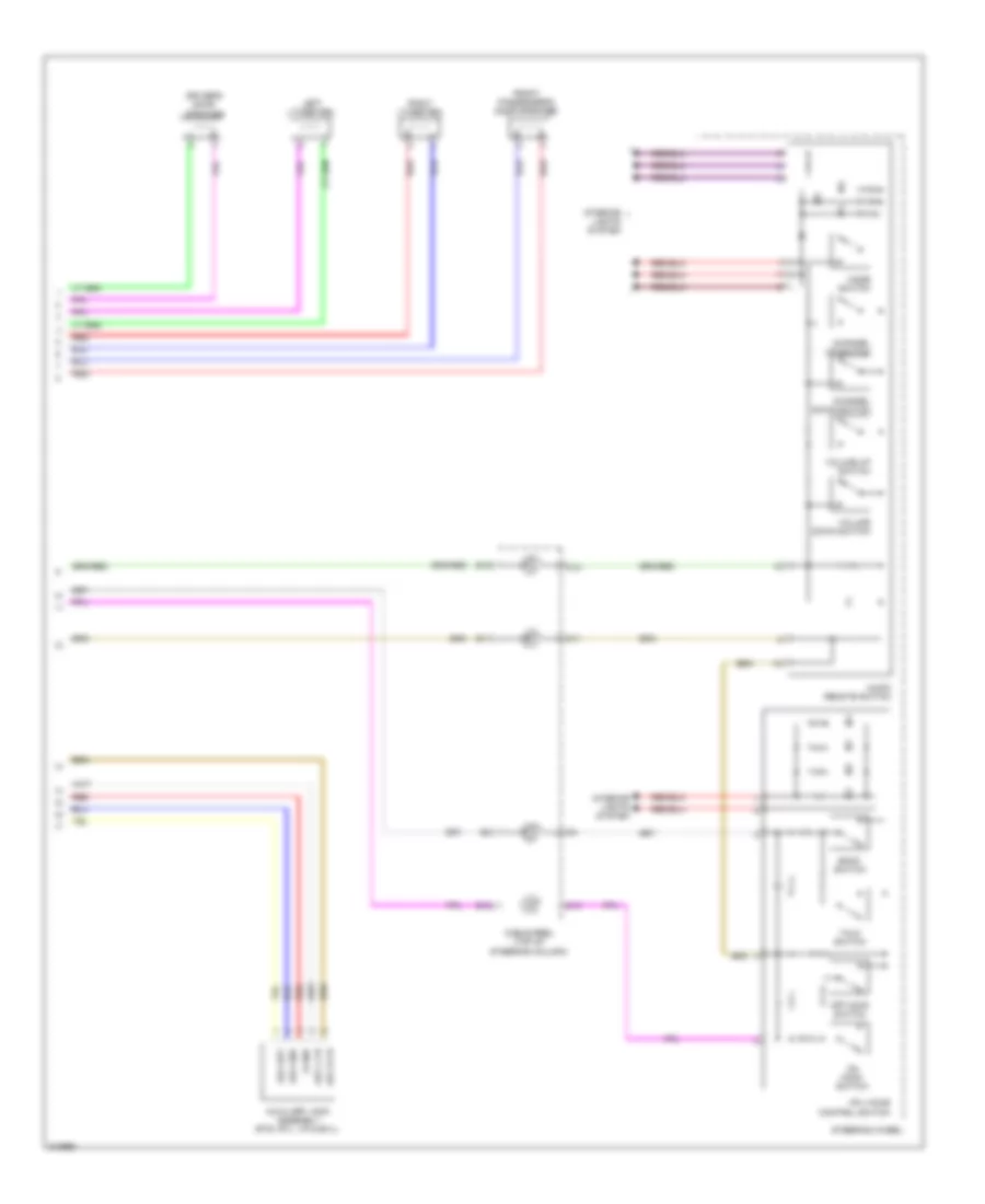Radio Wiring Diagram, with Navigation (4 of 4) for Honda Ridgeline RTS 2009