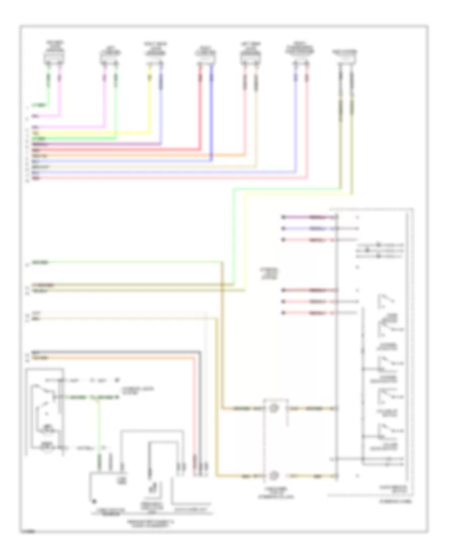 Radio Wiring Diagram, without Navigation (2 of 2) for Honda Ridgeline RTS 2009