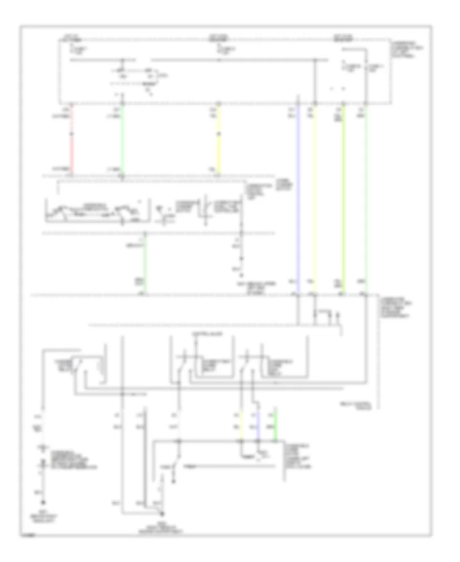 Wiper Washer Wiring Diagram for Honda Ridgeline RTS 2009