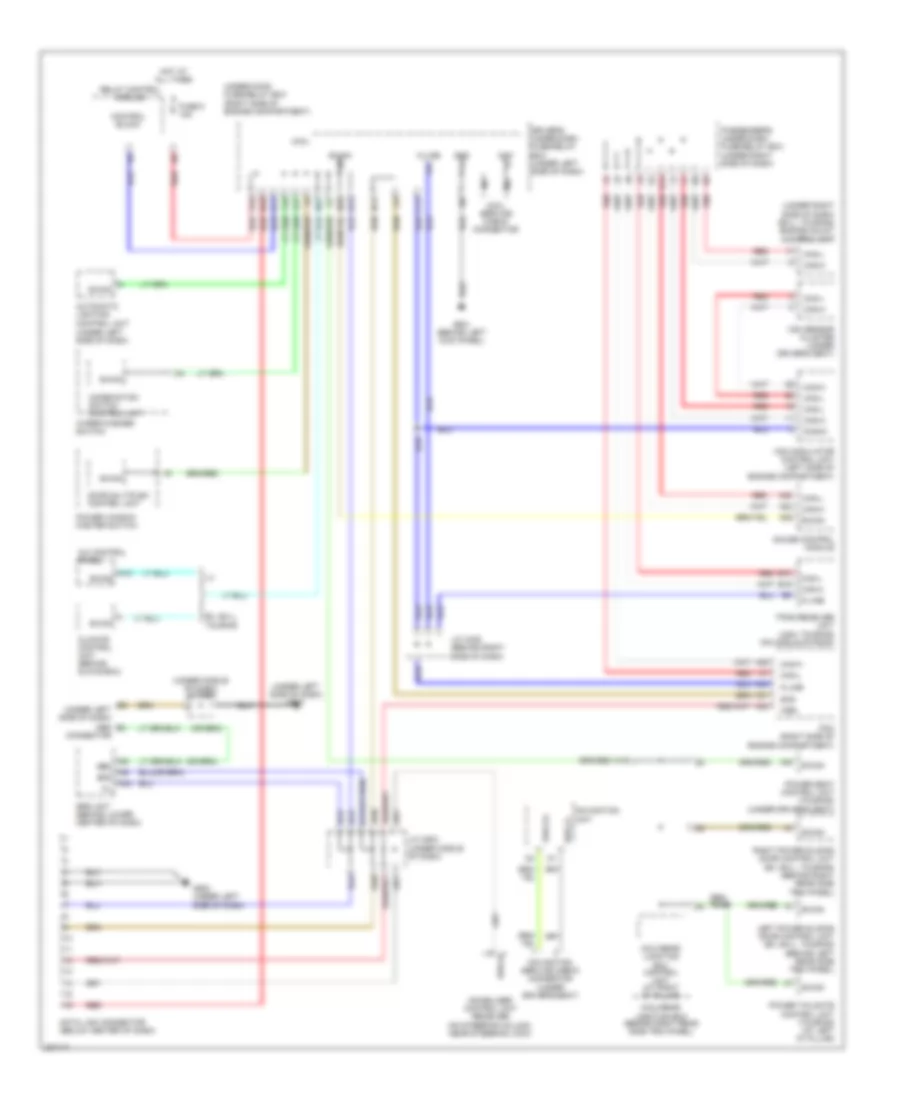 Computer Data Lines Wiring Diagram for Honda Odyssey Touring 2006