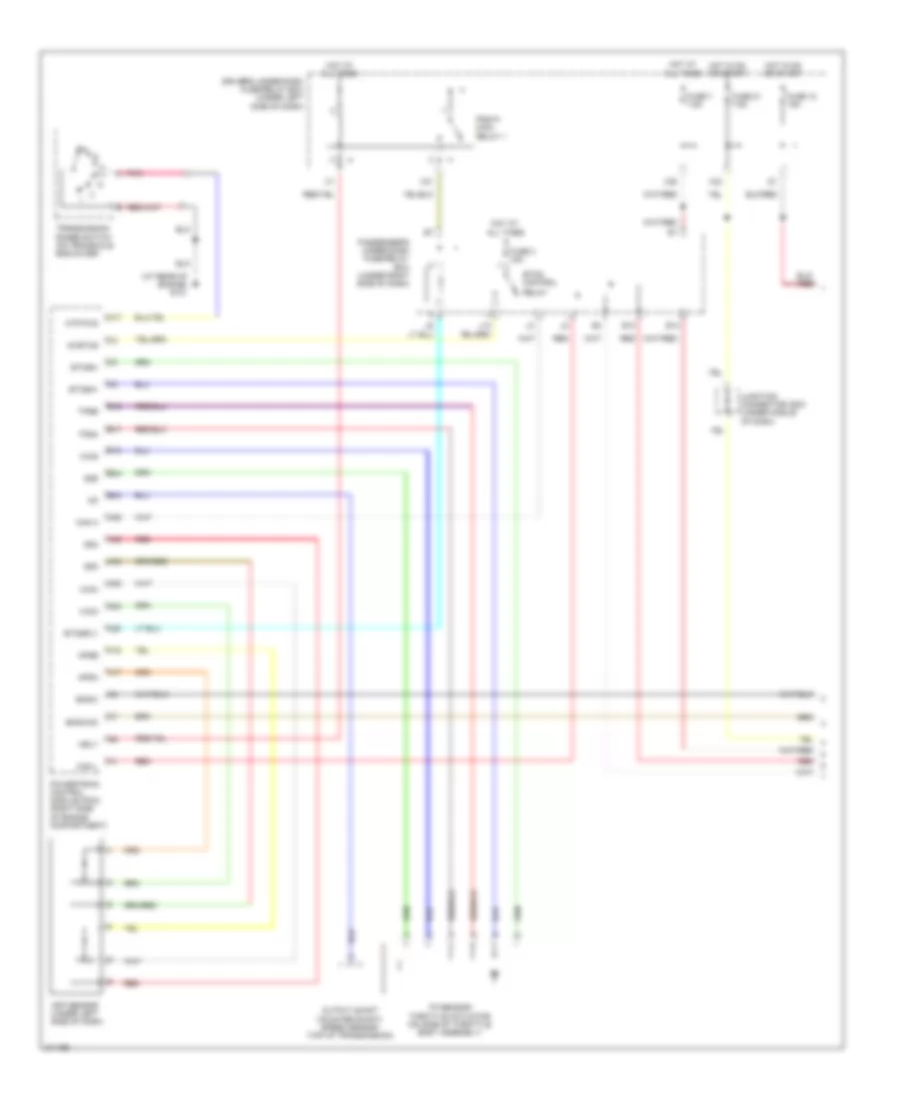Cruise Control Wiring Diagram 1 of 2 for Honda Odyssey Touring 2006