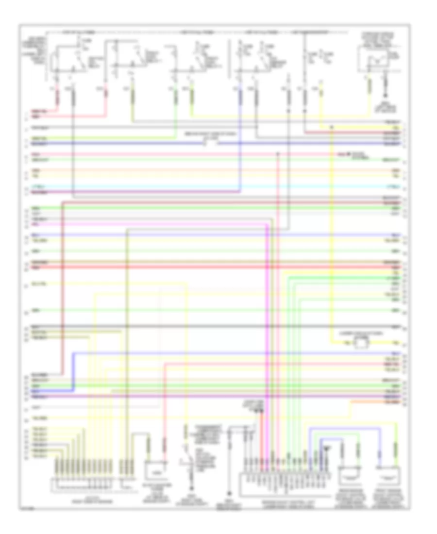 Engine Performance Wiring Diagram 2 of 6 for Honda Odyssey Touring 2006