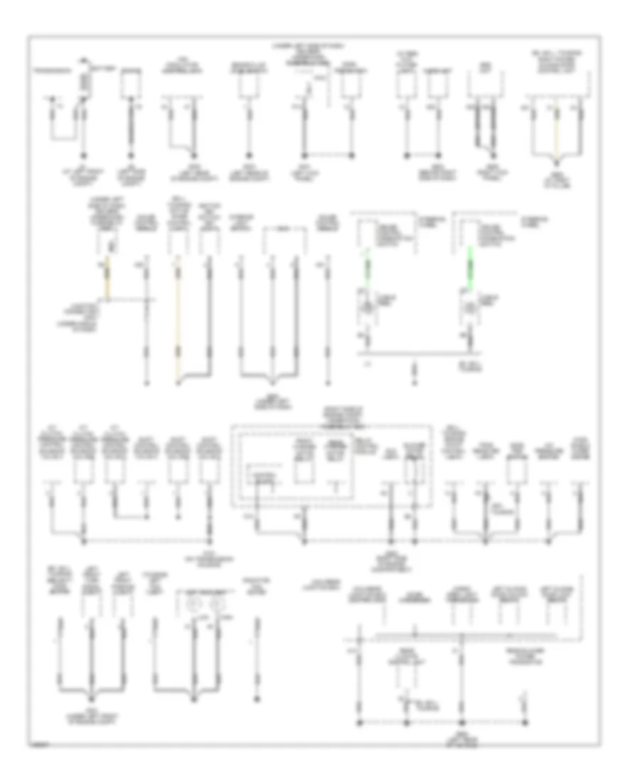 Ground Distribution Wiring Diagram 1 of 4 for Honda Odyssey Touring 2006