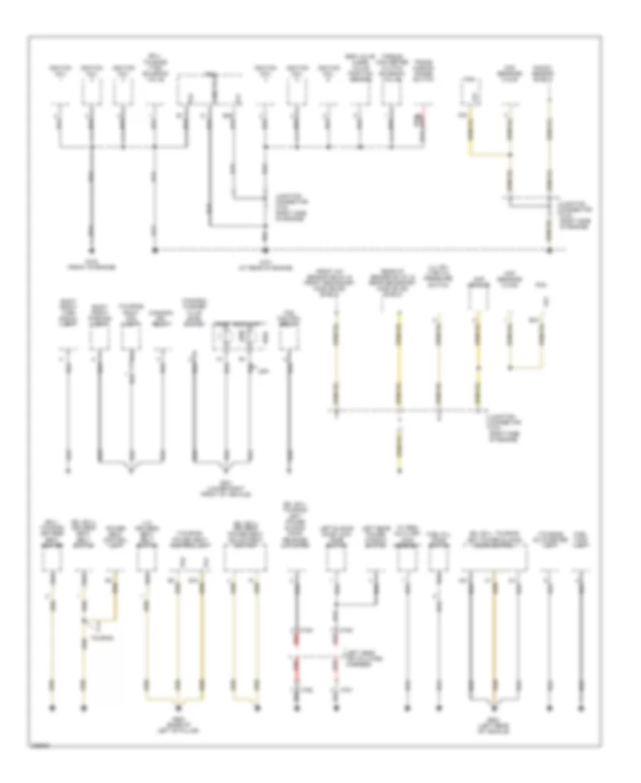 Ground Distribution Wiring Diagram 2 of 4 for Honda Odyssey Touring 2006