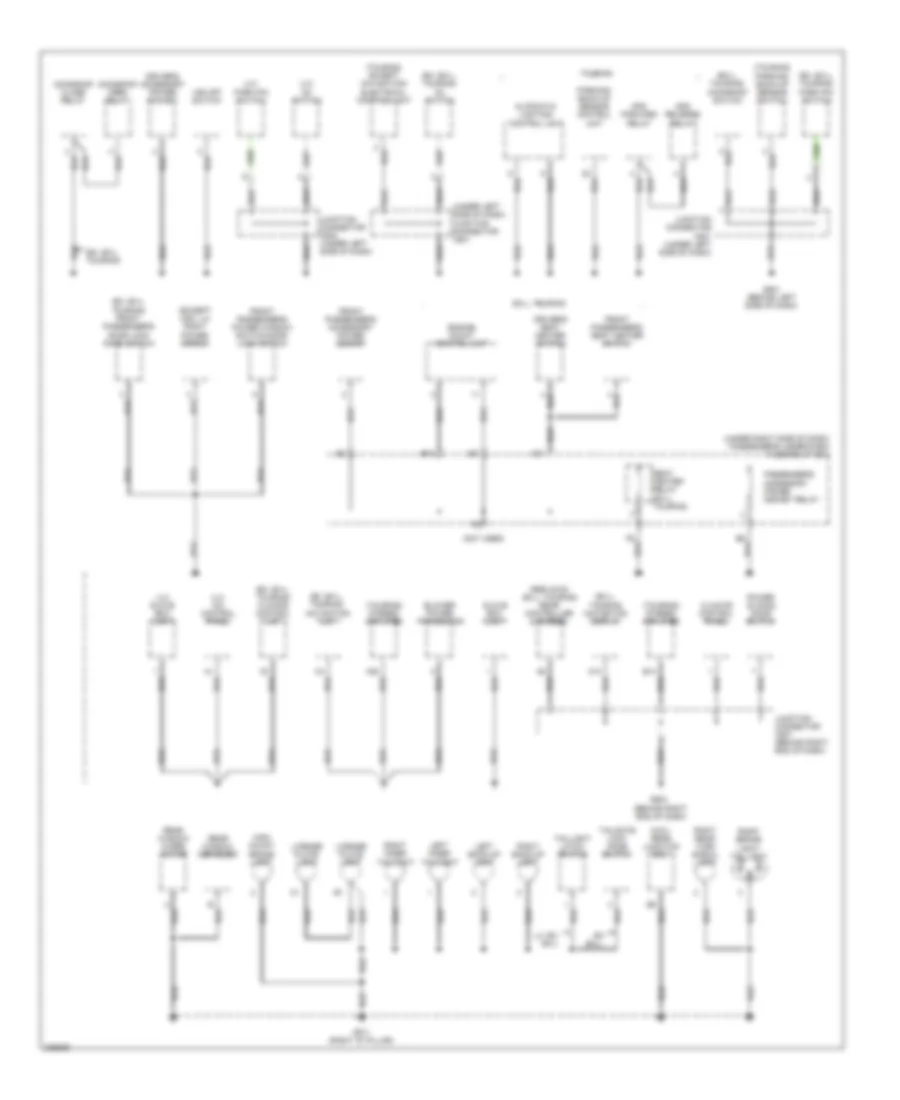Ground Distribution Wiring Diagram (3 of 4) for Honda Odyssey Touring 2006