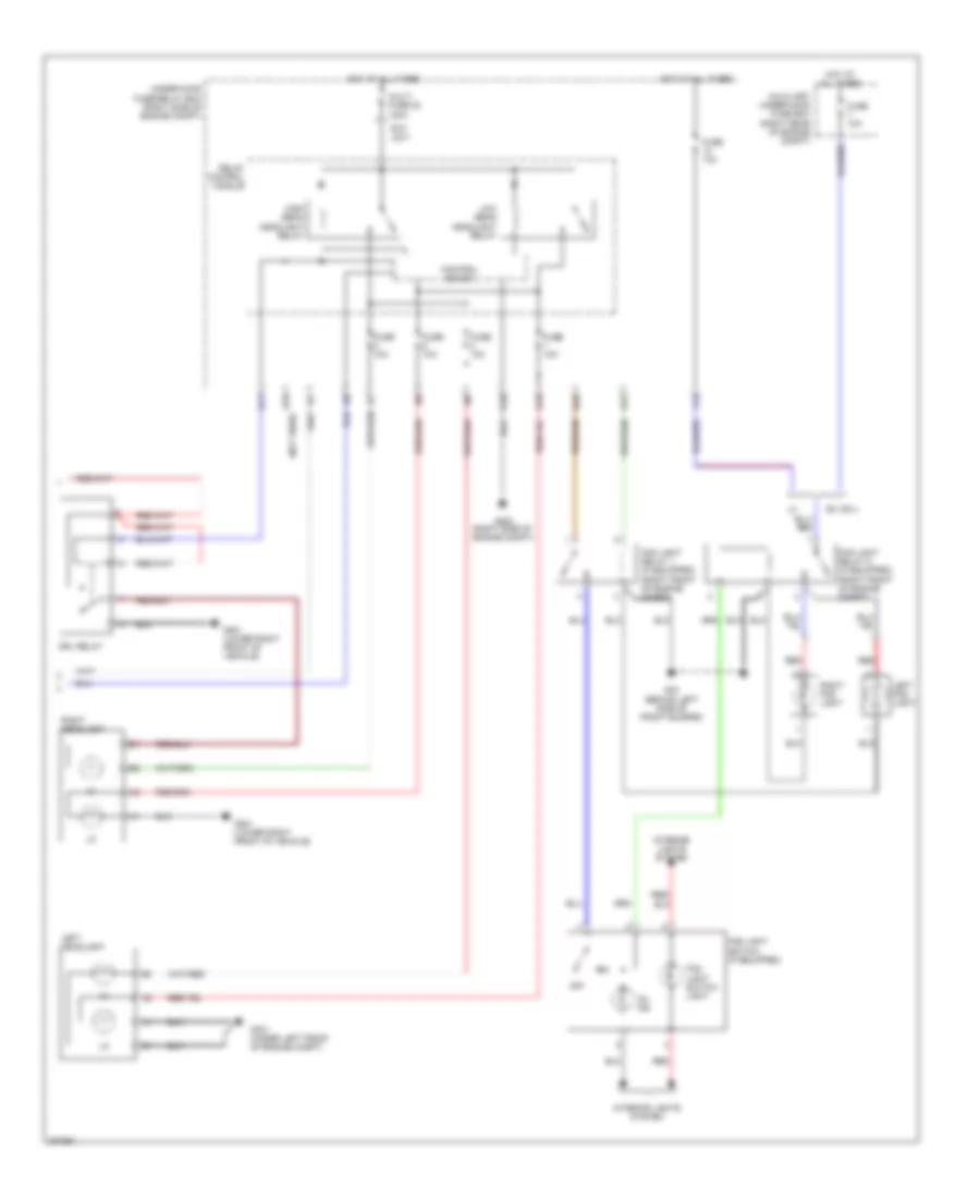 Headlights Wiring Diagram Except Touring with DRL 2 of 2 for Honda Odyssey Touring 2006