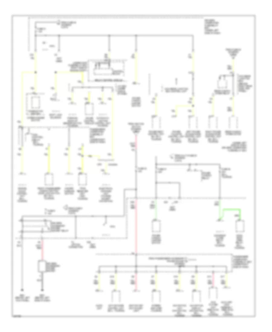 Power Distribution Wiring Diagram 4 of 5 for Honda Odyssey Touring 2006