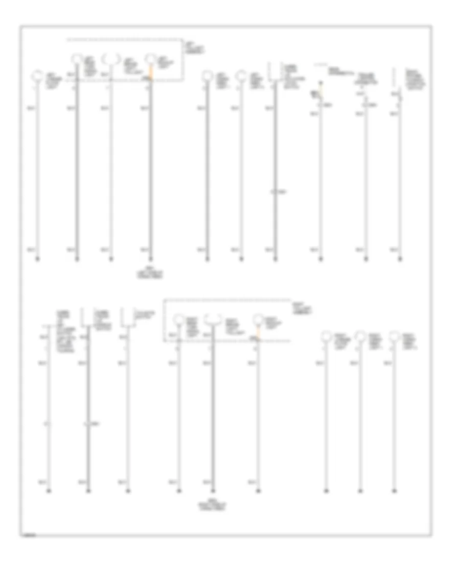 Ground Distribution Wiring Diagram (5 of 5) for Honda Ridgeline RTL 2014