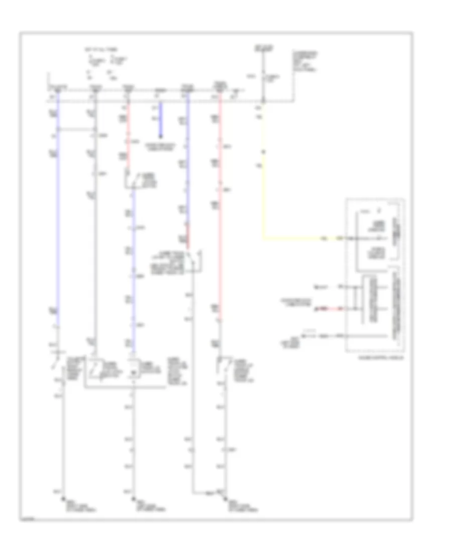 Trunk Release Wiring Diagram for Honda Ridgeline RTL 2014