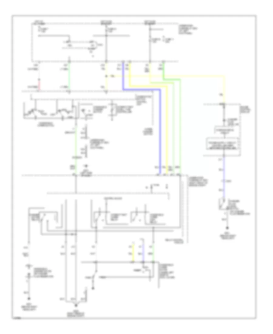 Wiper Washer Wiring Diagram for Honda Ridgeline RTL 2014