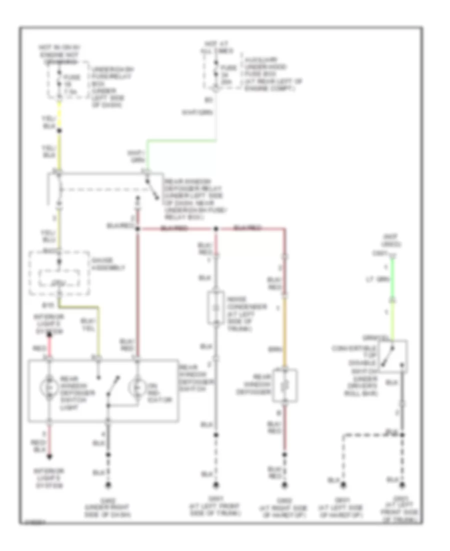 Defoggers Wiring Diagram CR  CR Audio A C for Honda S2009 2000