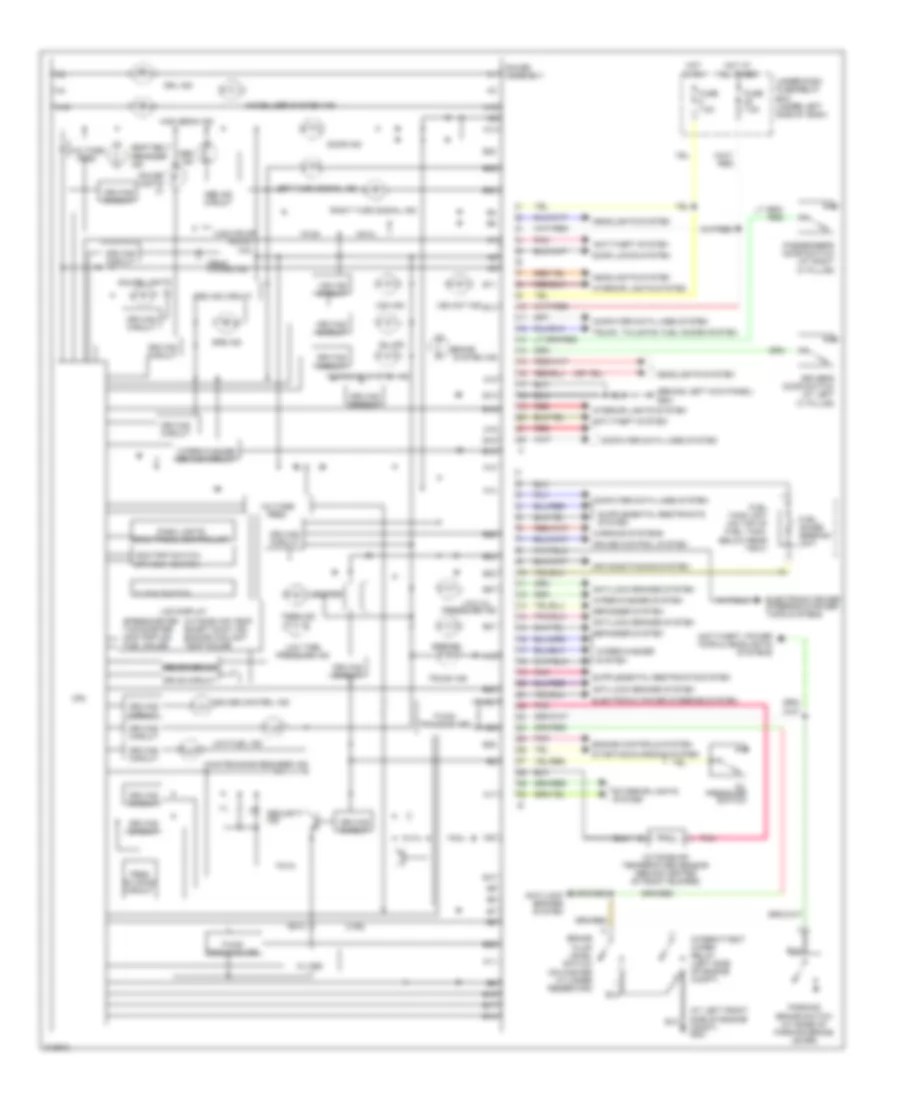Instrument Cluster Wiring Diagram for Honda S2009 2000