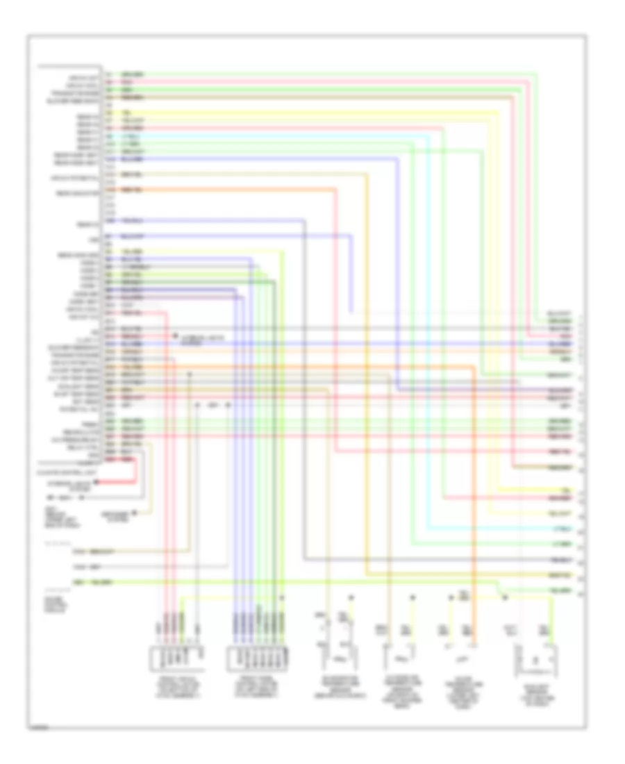 Automatic AC Wiring Diagram (1 of 3) for Honda Pilot EX 2006