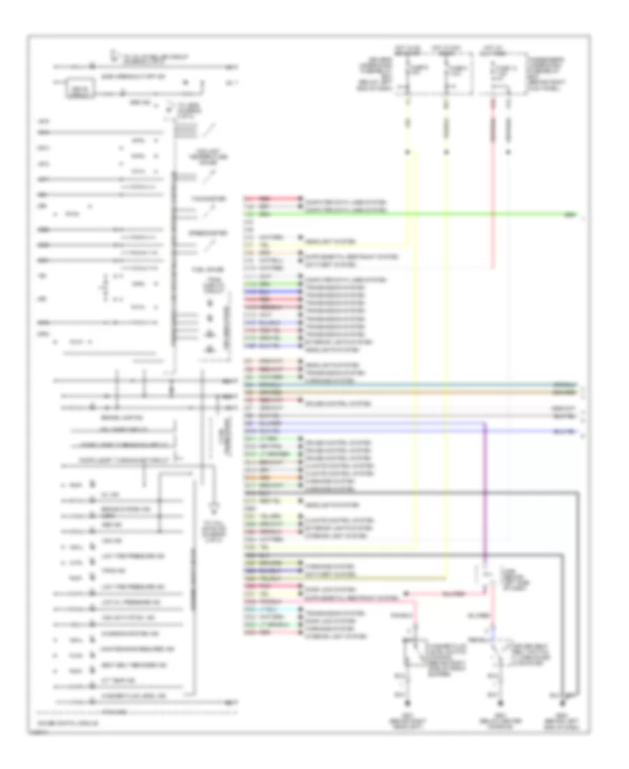 Instrument Cluster Wiring Diagram 1 of 2 for Honda Pilot EX 2006
