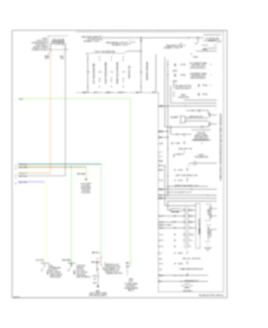Instrument Cluster Wiring Diagram 2 of 2 for Honda Pilot EX 2006